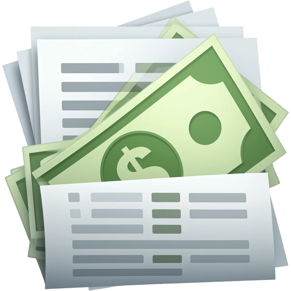 financial documents emoji