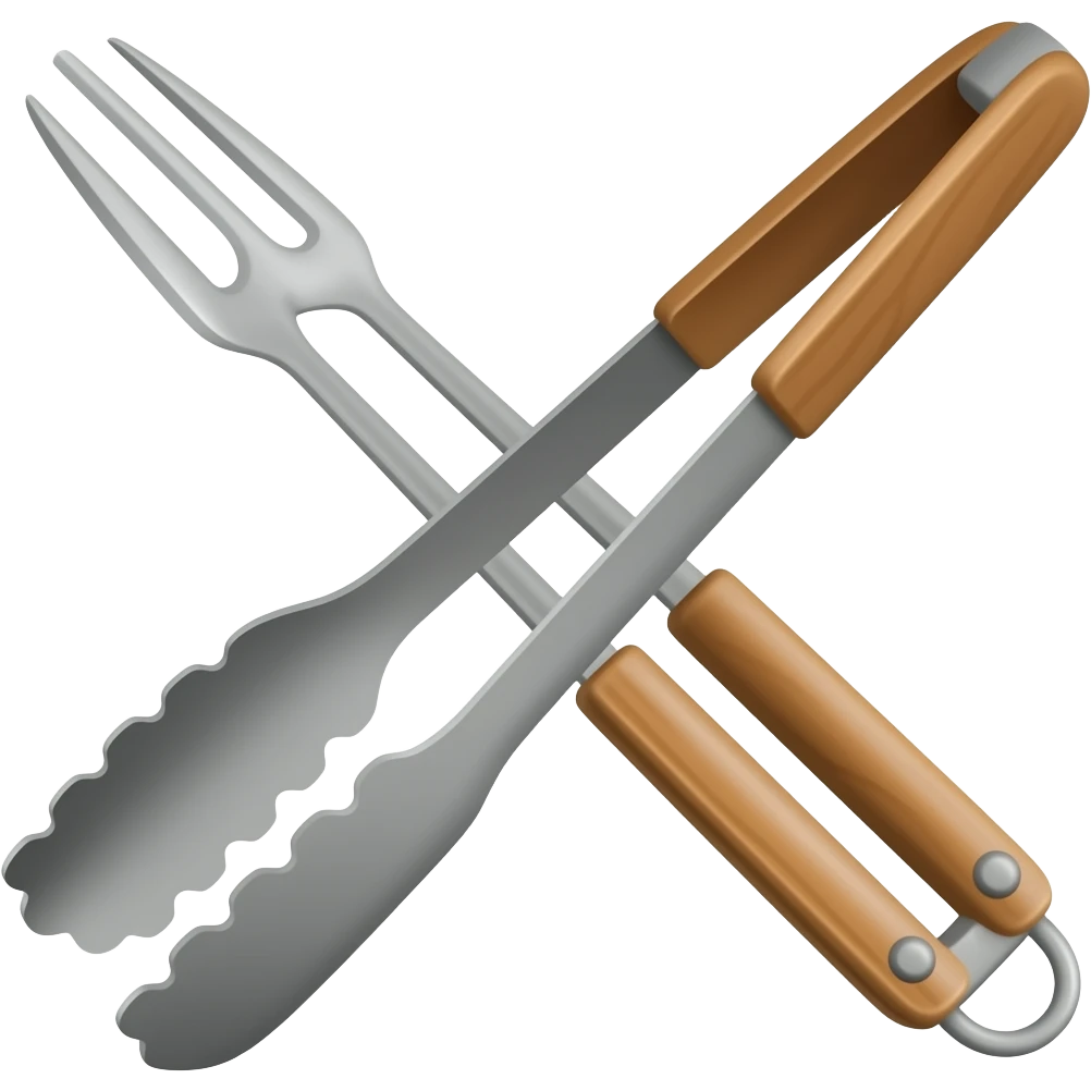 a bbq tongs emoji