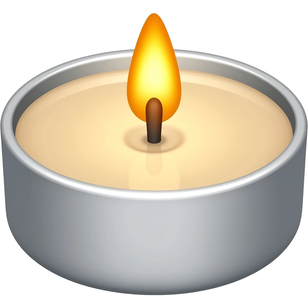 Uma vela pequena emoji