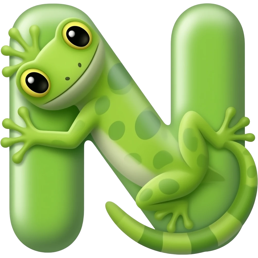 Newt to letter n emoji