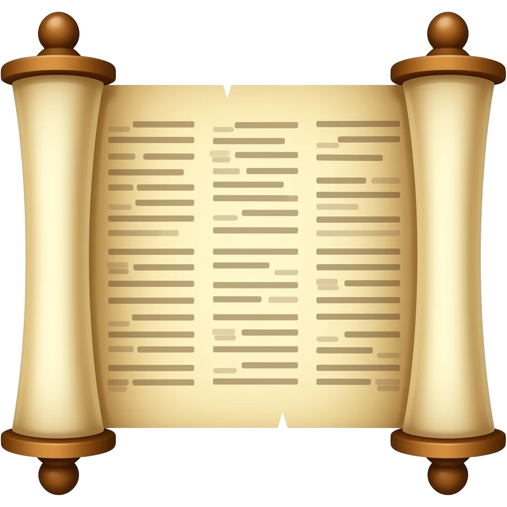 Can u make a torah scroll emoji emoji