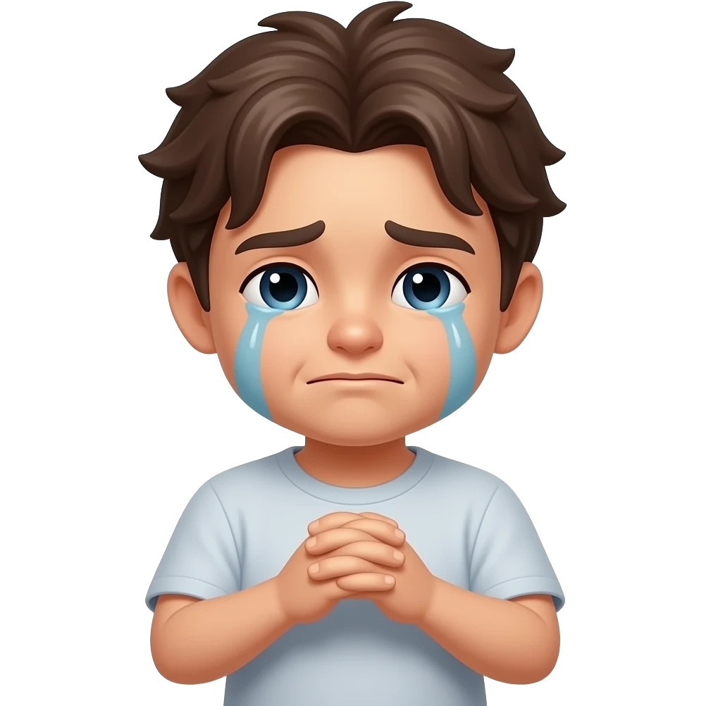 😭+🙏 emoji