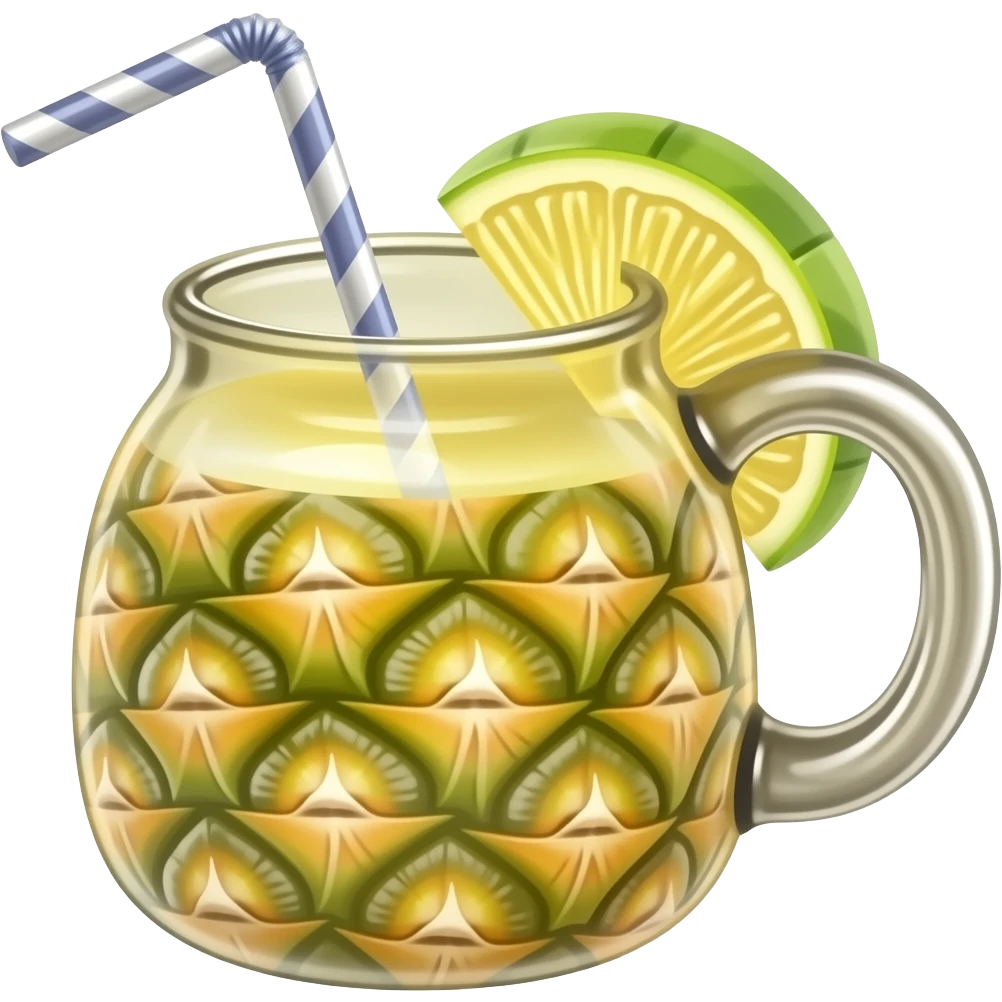 pixel pina colada emoji