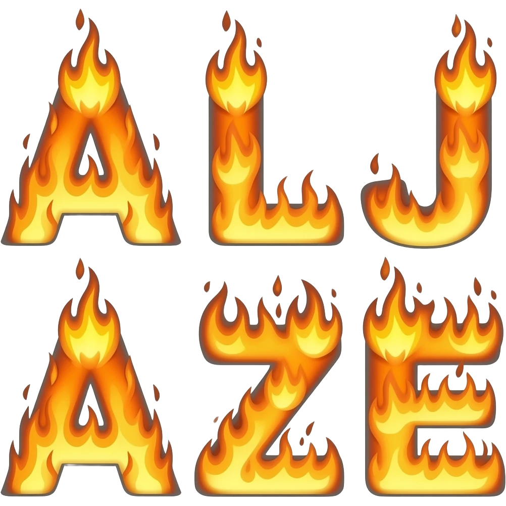 The name Aljaze is spelled out as Fire emoji