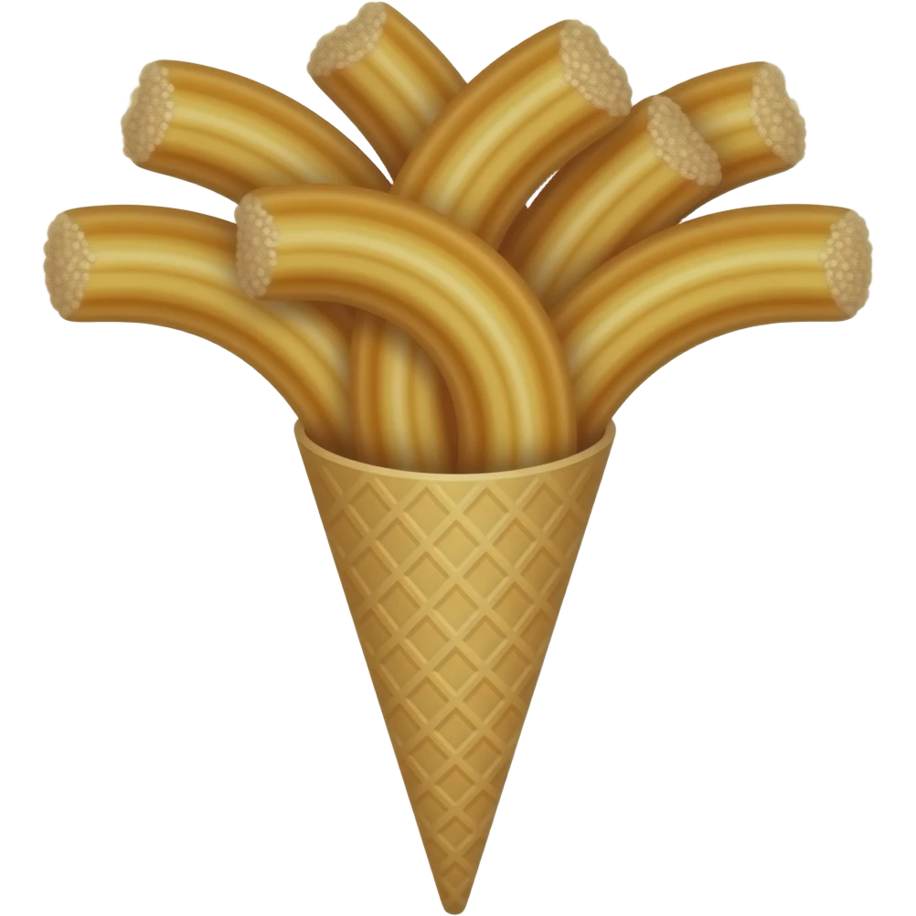 cornet de churros emoji