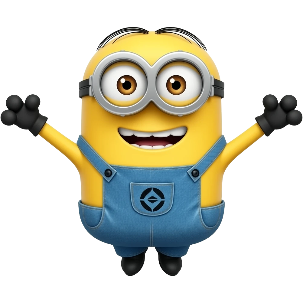 jumping minion gif emoji