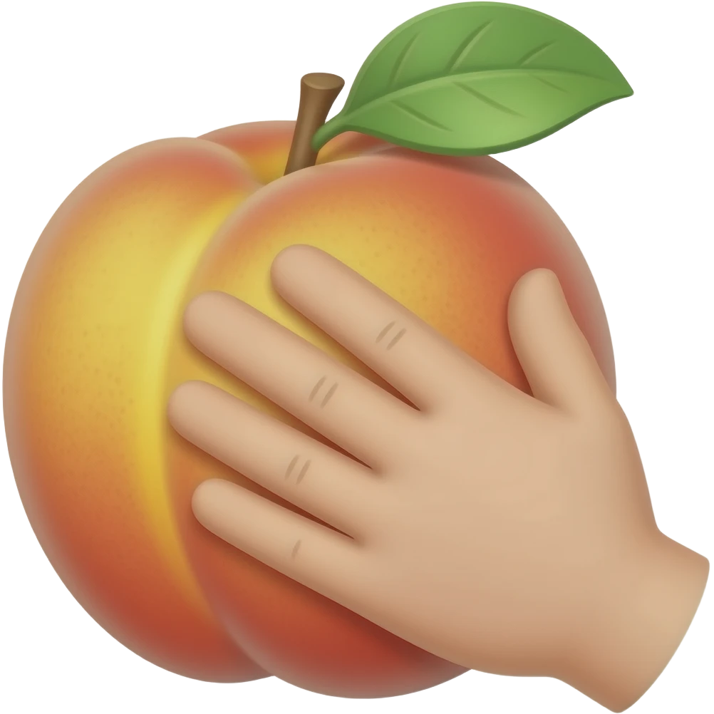 🍑 pink hand slap gif emoji