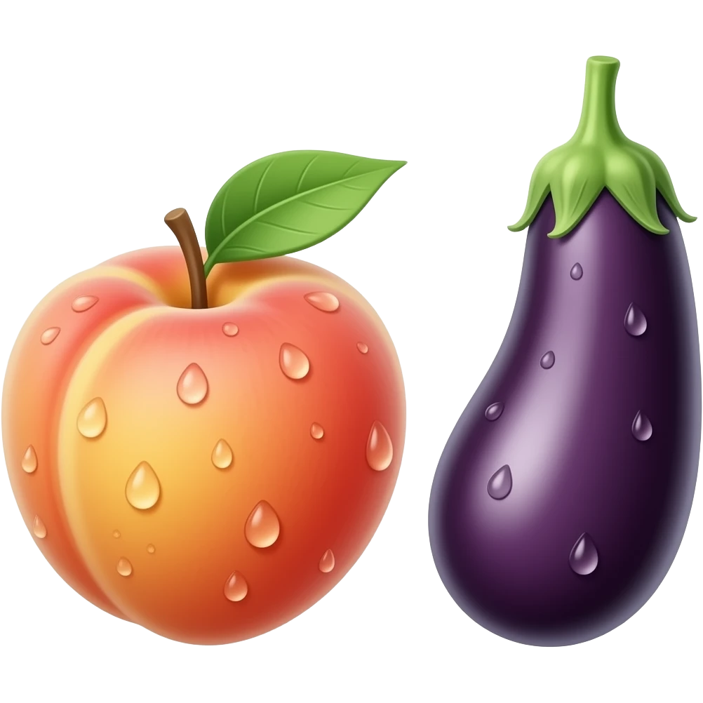 🍑💦🍆👌 emoji