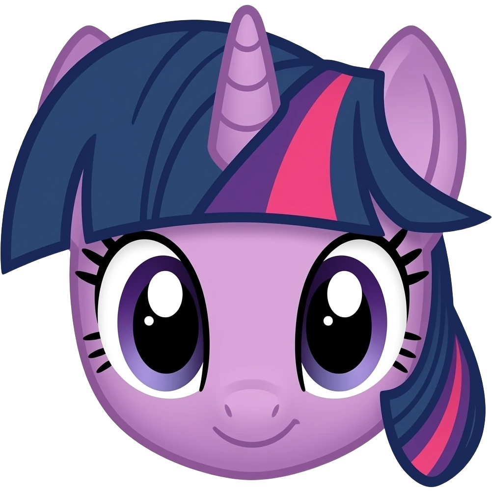 create a emoji of MLP eg emoji