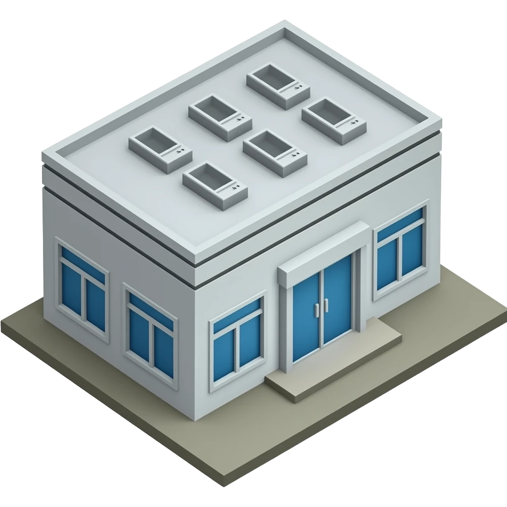 Factory emoji  building no background emoji
