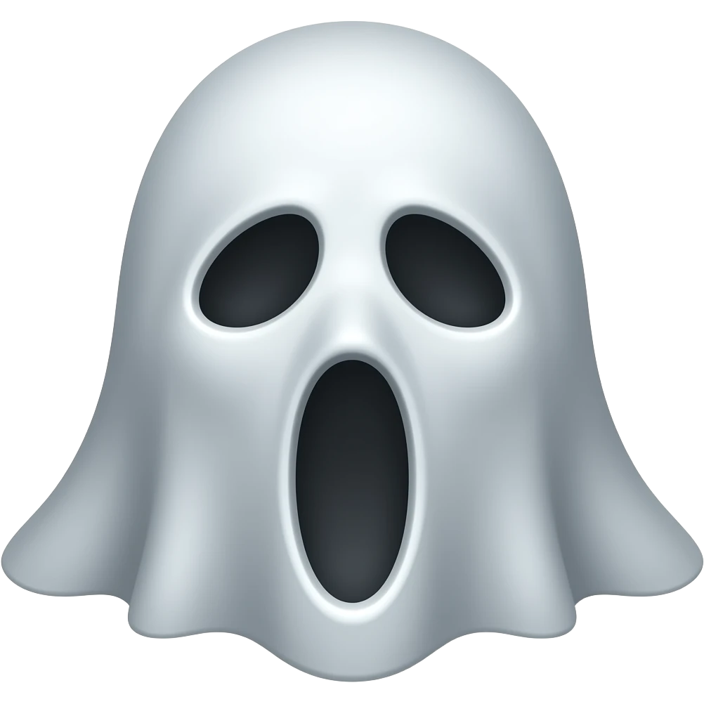 Ghost face emoji