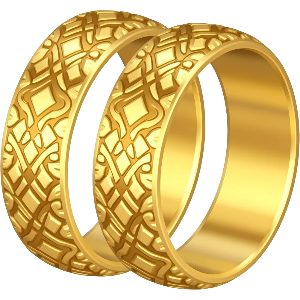 Gold bangles emoji
