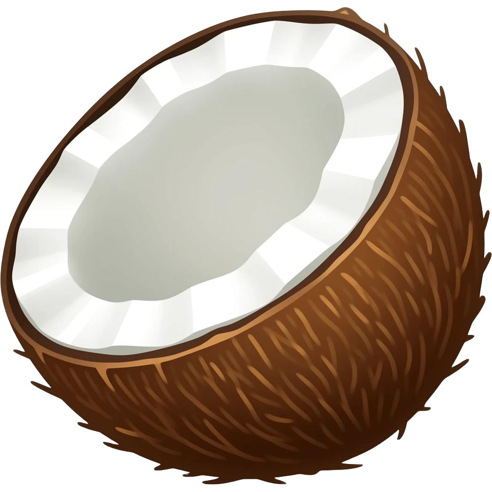 Coconut emoji