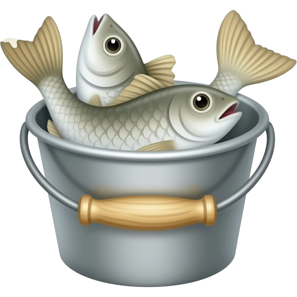 fish bucket emoji