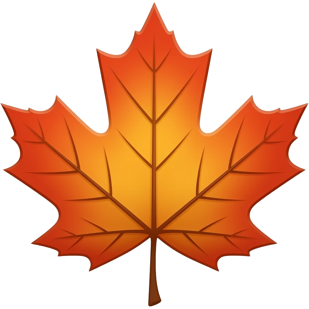 maple leaf emoji