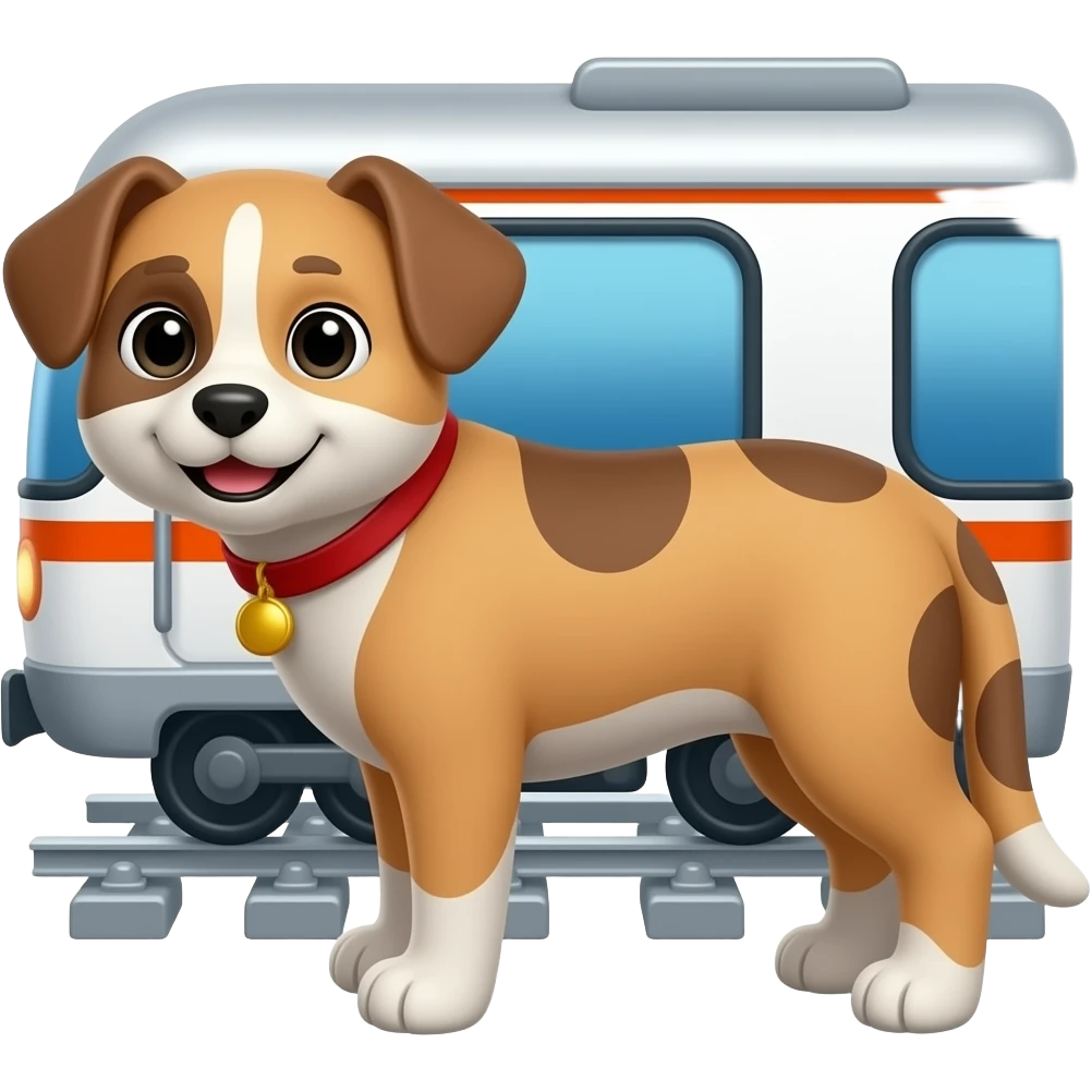 Pets on a Train emoji