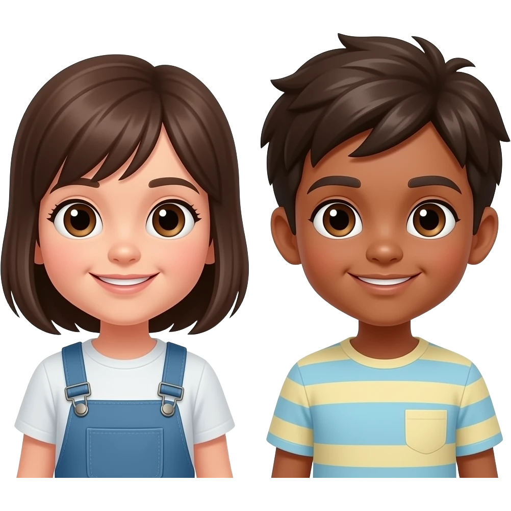 two kids emoji