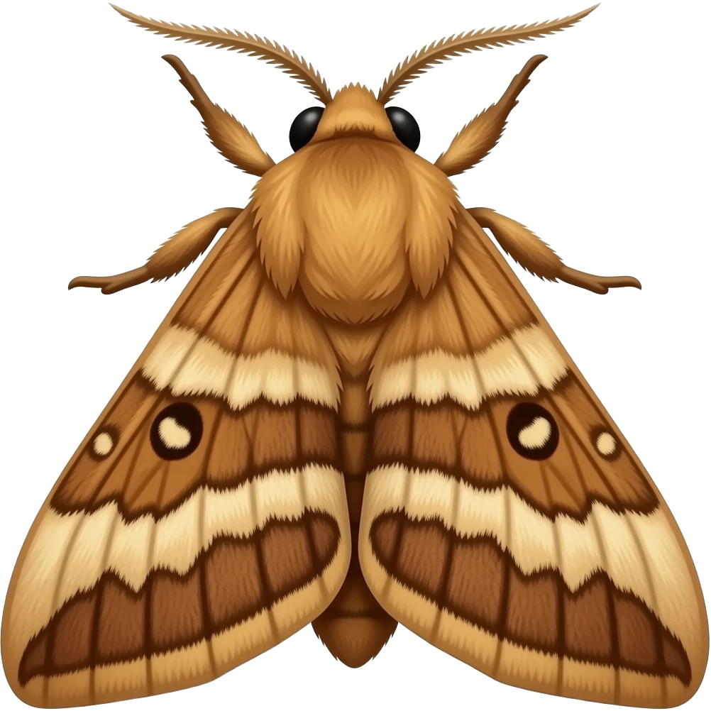 rosy maple moth emoji