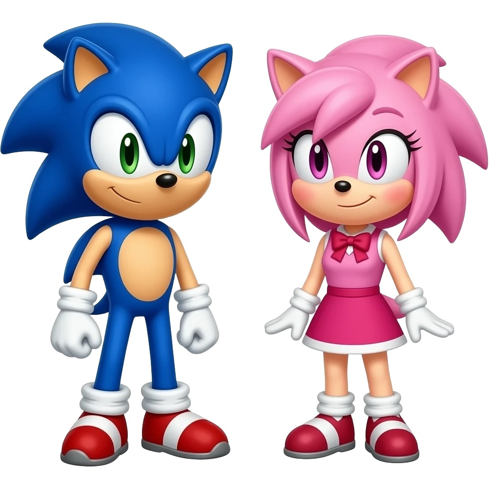 Sonic and Amy emoji