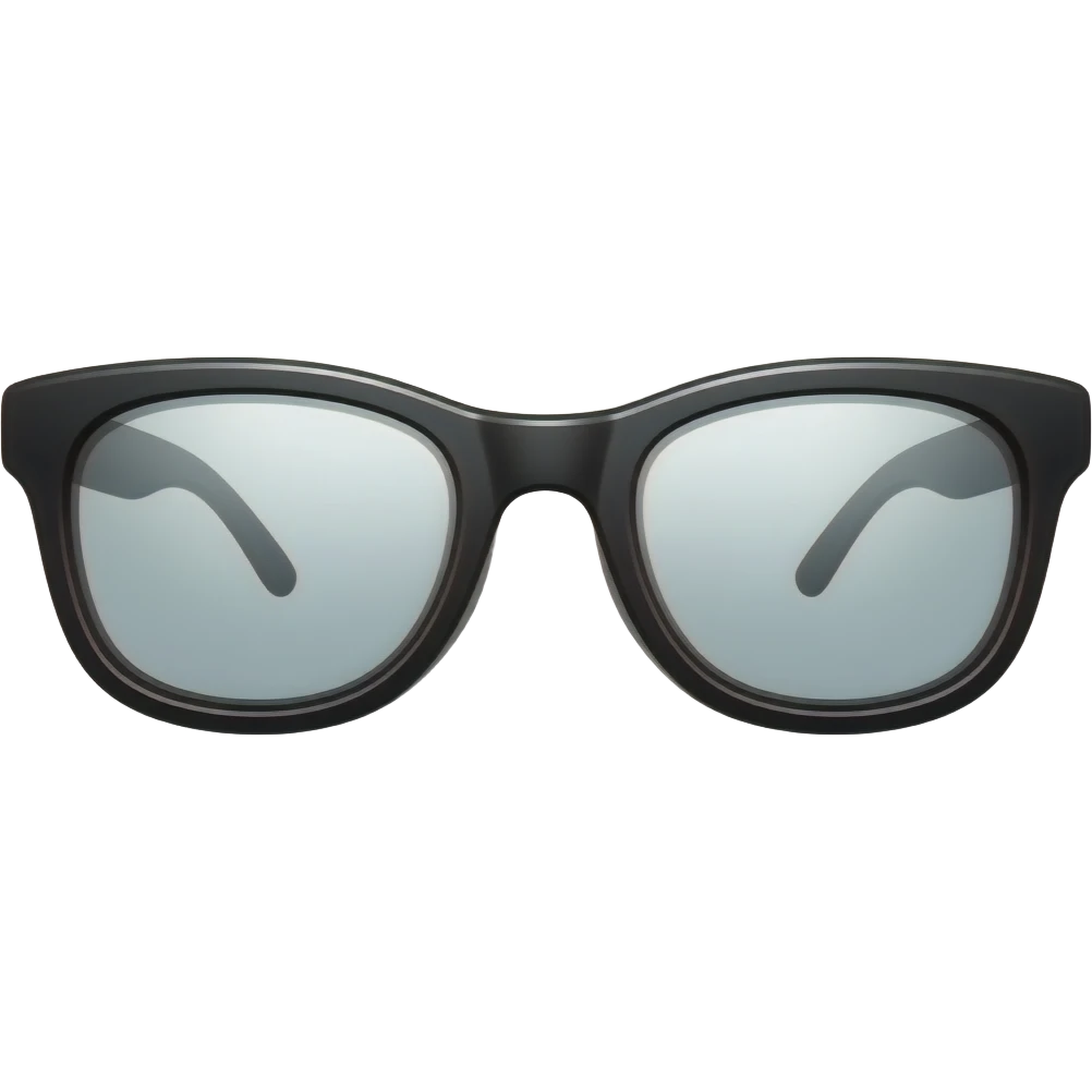 black glasses emoji