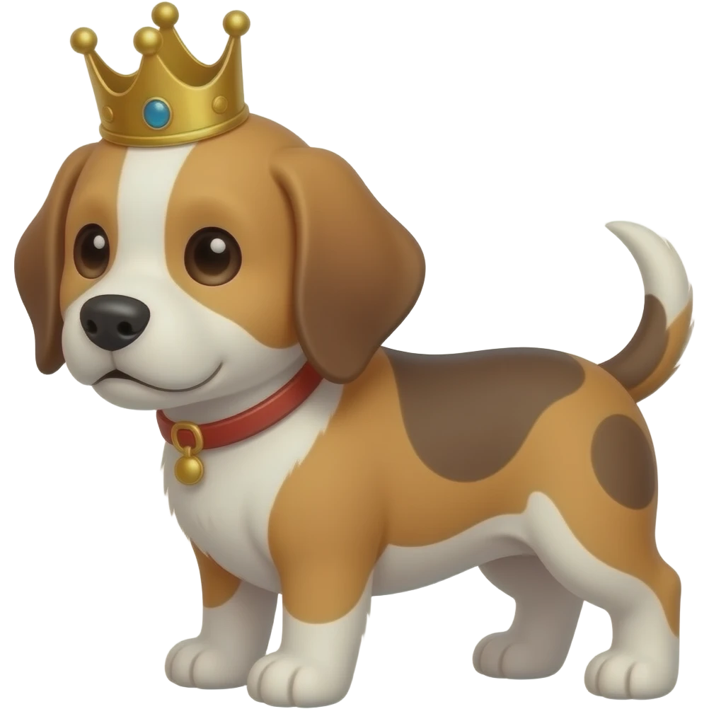 Puppy king emoji