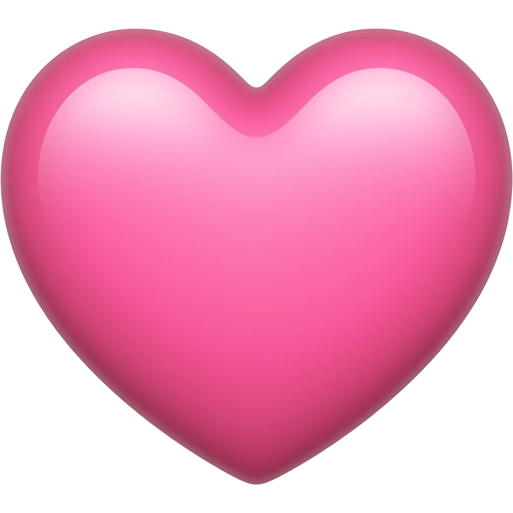 un cœur rose bébé vrm claire mais lumineux emoji