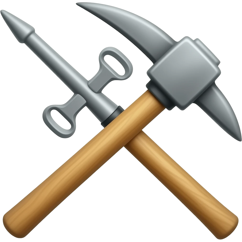 Pickaxe emoji