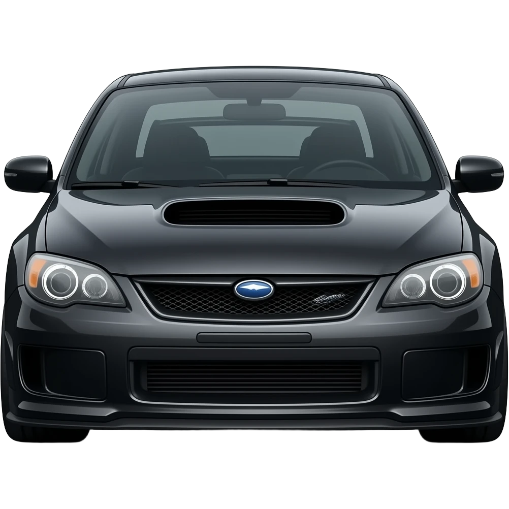 WRX sti 2003 all black emoji