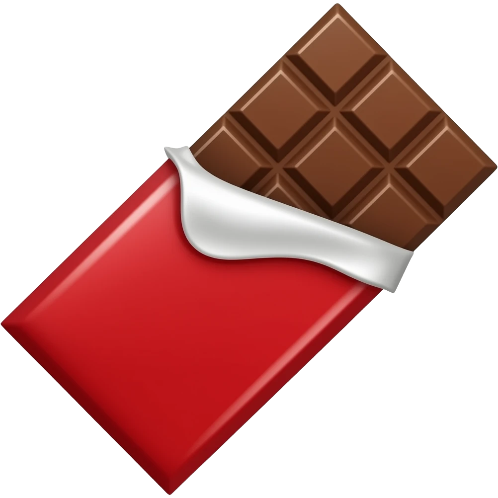 chocolate bar emoji