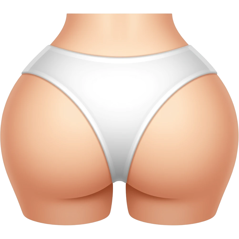 Create a butt emoji emoji