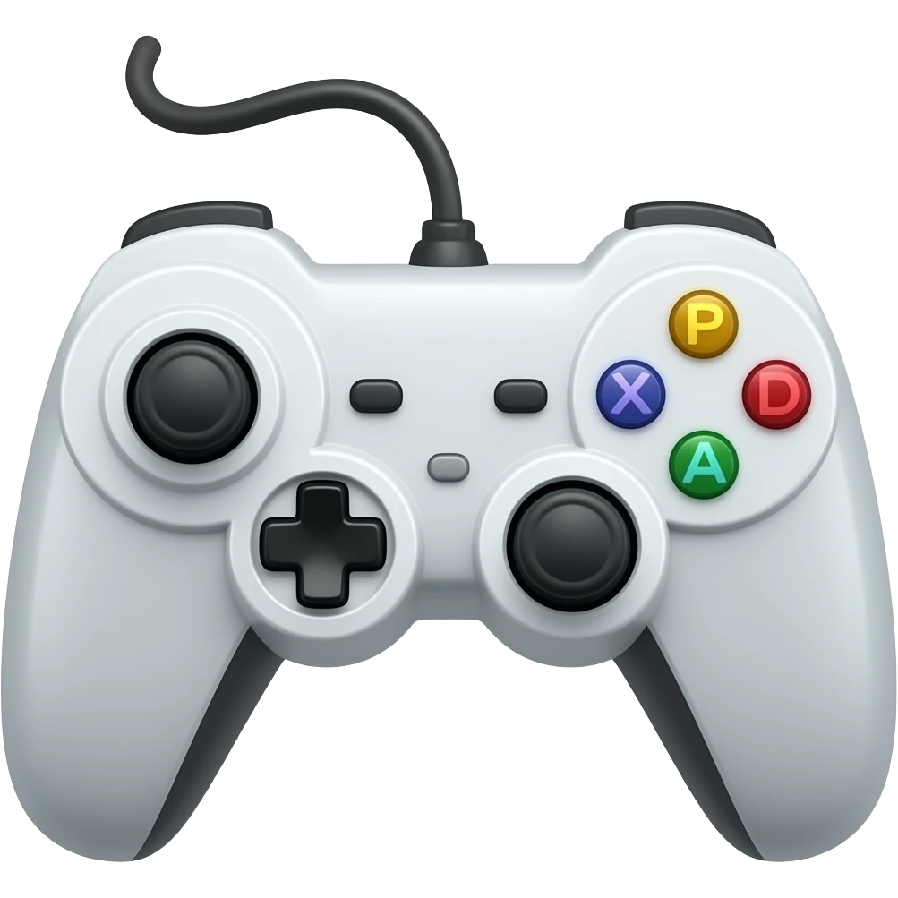 Create high-quality glossy emojis with a vibrant modern style.Make the emojis look premium, shiny, and eye-catching with bright highlights, smooth gradients, soft reflections, and glowing details. Gaming emoji emoji