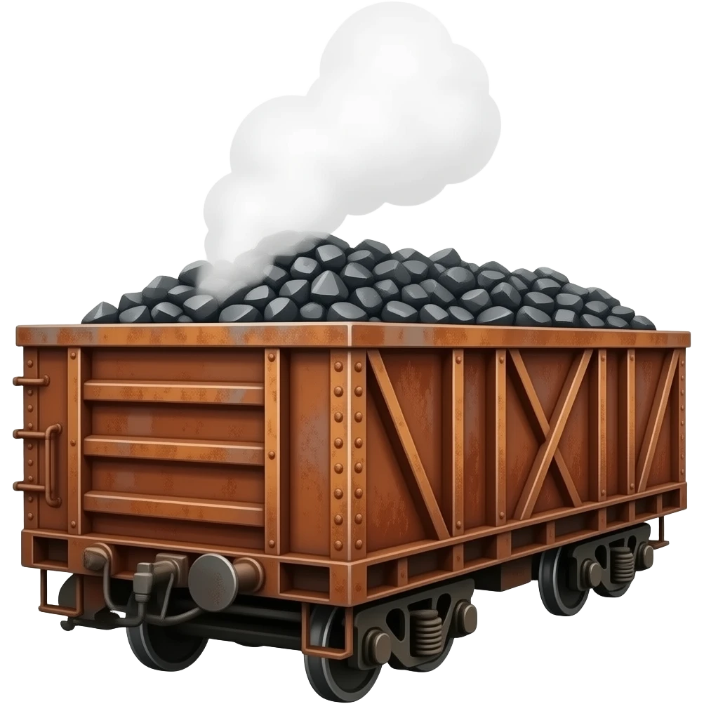 Coal Train Car emoji