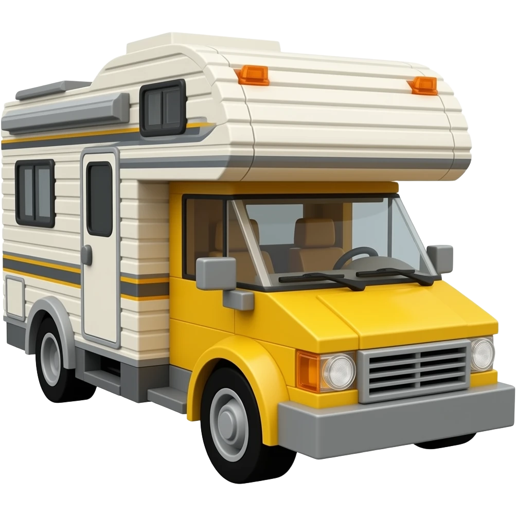lego RV yellow truck emoji