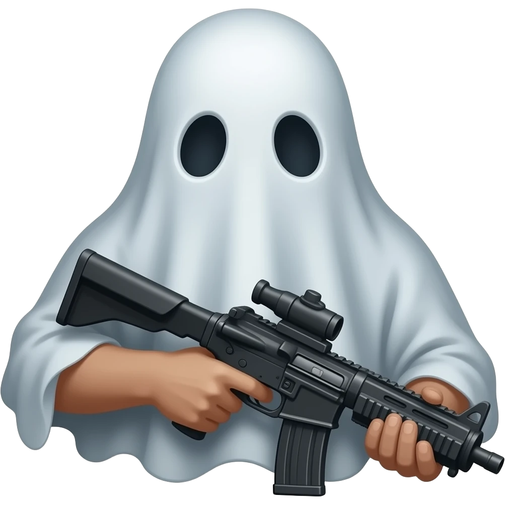 👻 Con arma emoji