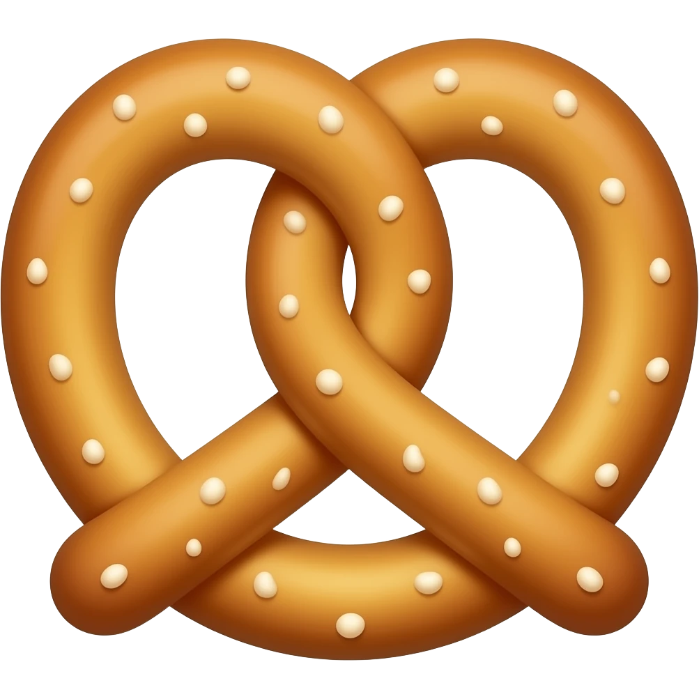 Pretzel emoji