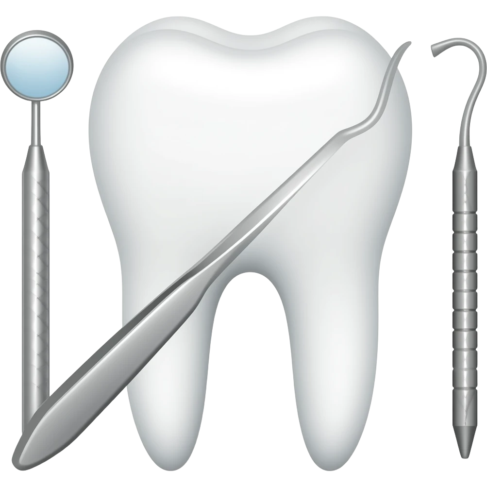 herramientas dentales emoji