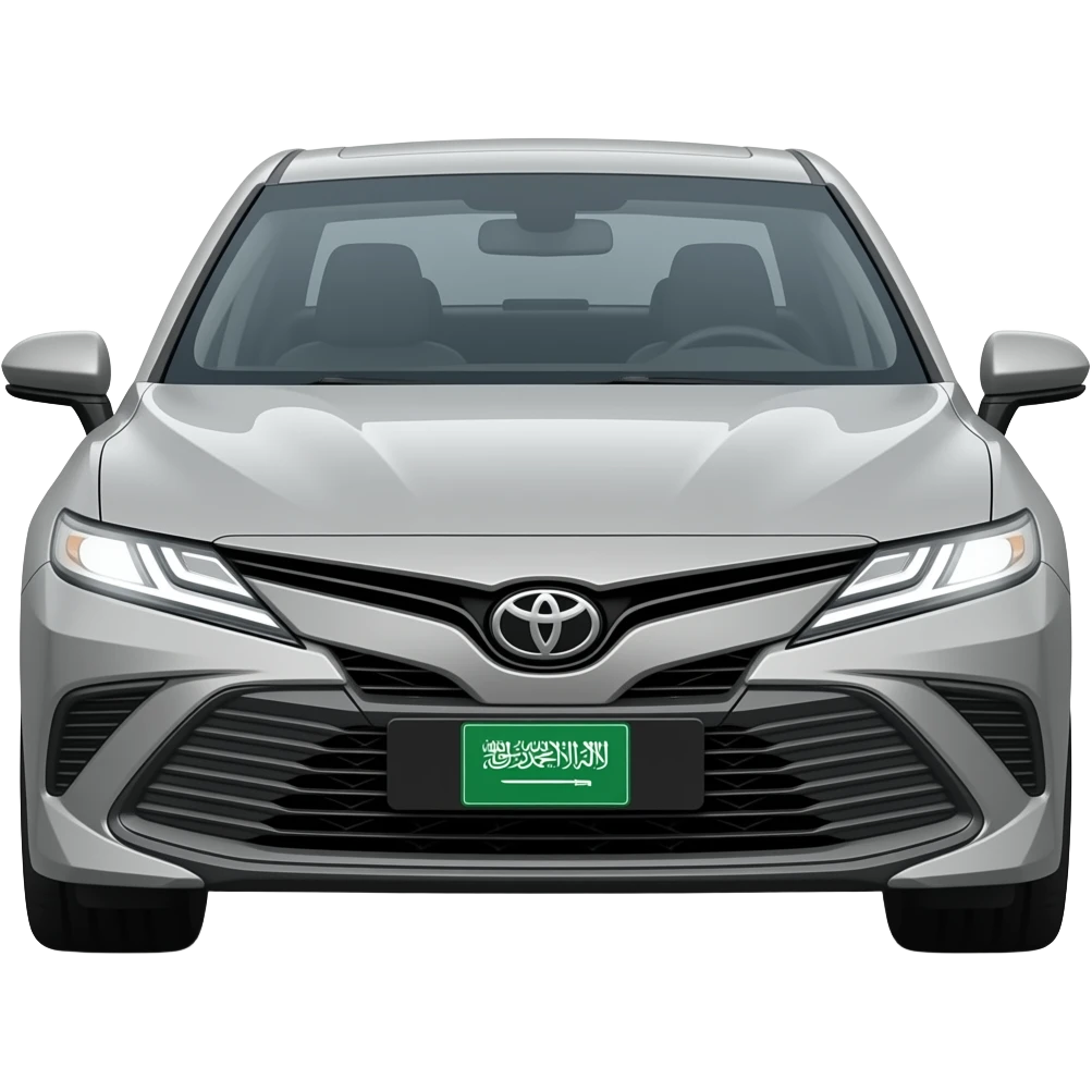 camry 2024 with saudi number plate emoji