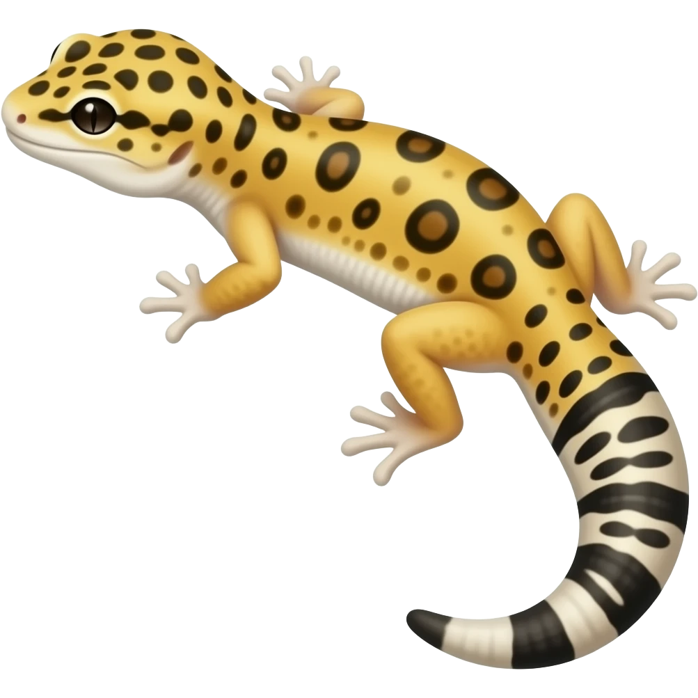 leopard gecko simple emoji