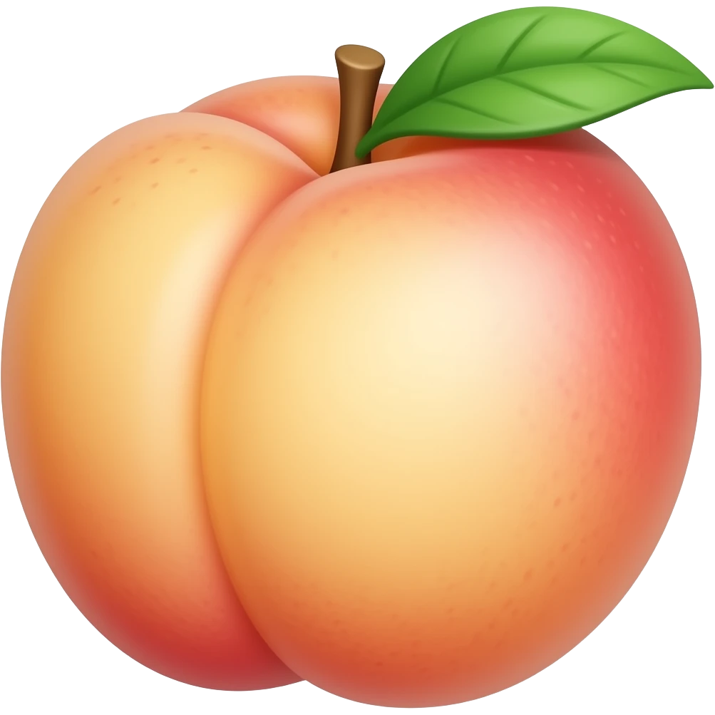 Peach emoji