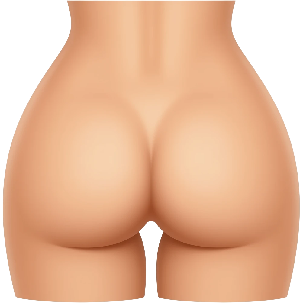 Naked woman with  vagina emoji