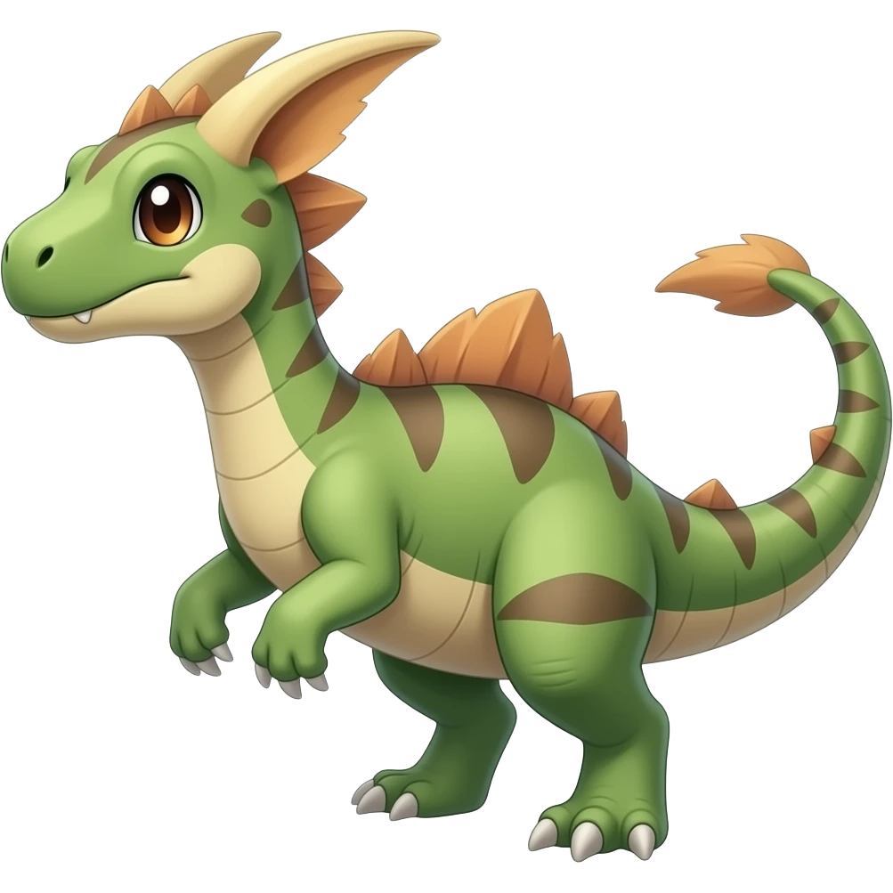 Cute Tepetlisaurus-Amaura-Aurorus-Tyranitar-Axew-Tyrantrum-Suicune-hybrid emoji