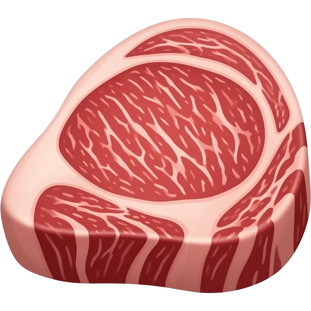 a big and think piece of premium and expensive raw japanese wagyu A5 with high score, good trim, very high marble wagyu emoji