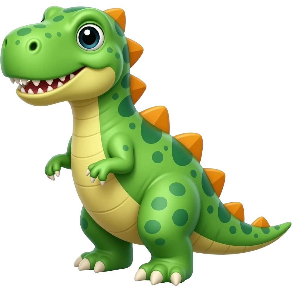 green dinosaur companion emoji