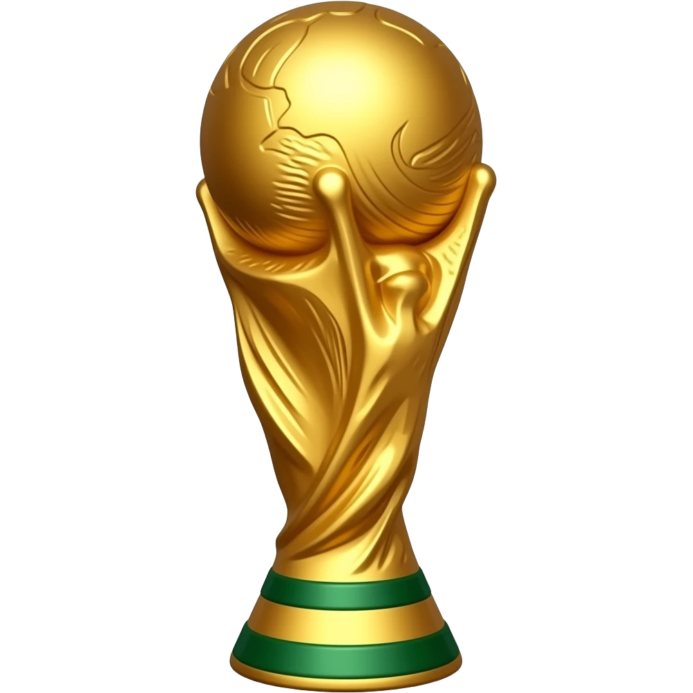 World Cup trophy gold 2026 emoji