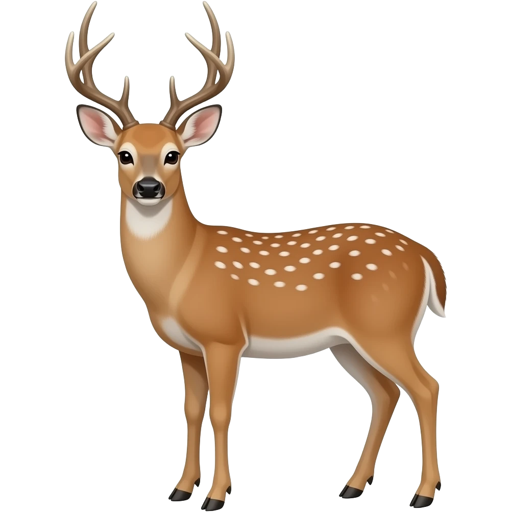 Doe deer not horn emoji