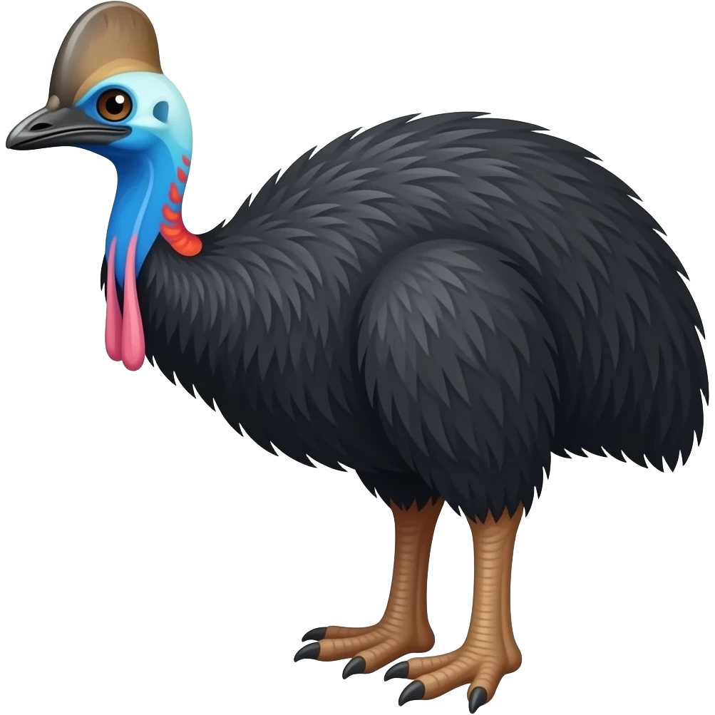 Cassowary emoji