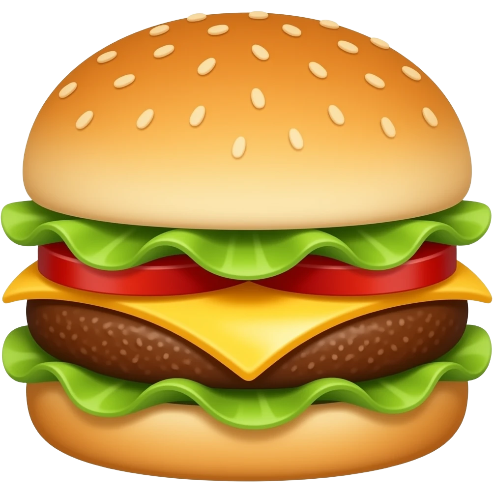 hamburger di pollo emoji