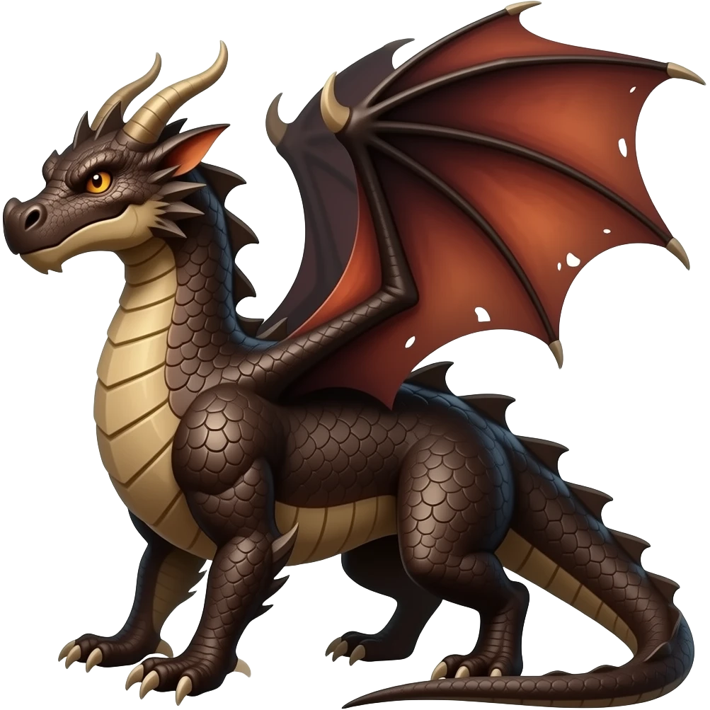dark wood dragon emoji