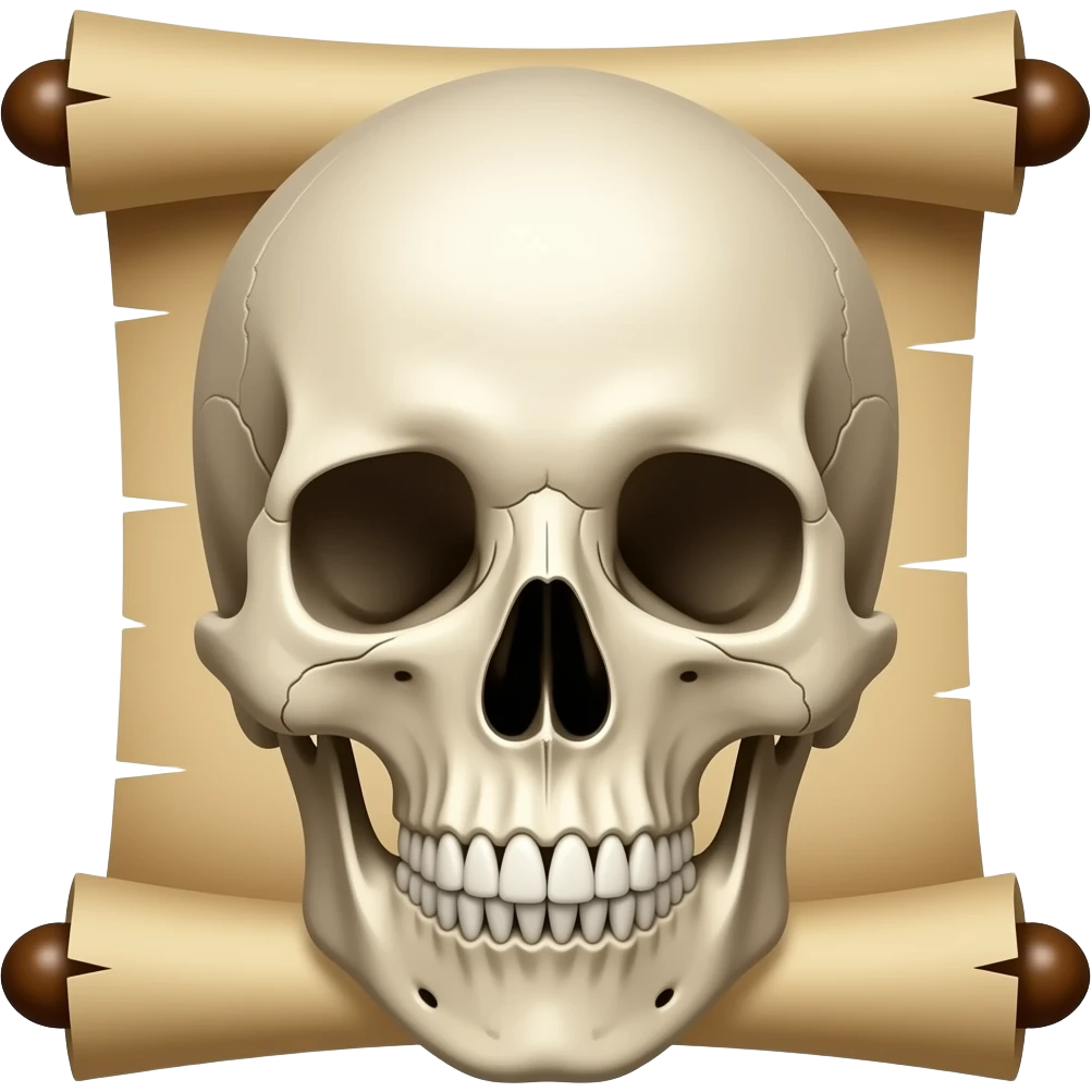 make a scroll inside a head emoji