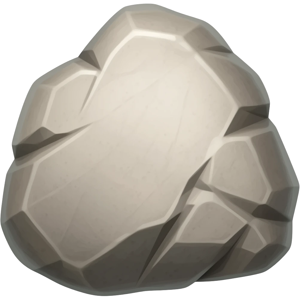 Rock emoji